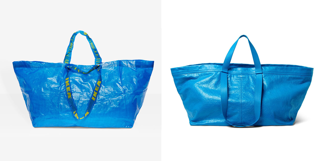 Η δημιουργική και έξυπνη απάντηση της ΙΚΕΑ στην ακριβή εκδοχή της μπλε τσάντας από την Balenciaga